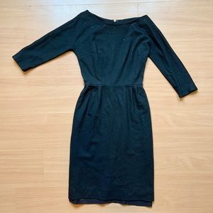50s Jerry Gilden Wool Wiggle Dress